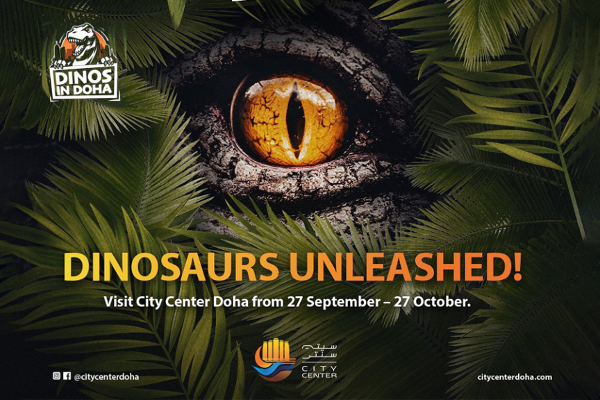 “Dinosaurs Unleashed!” at City Center Doha – Doha Mums
